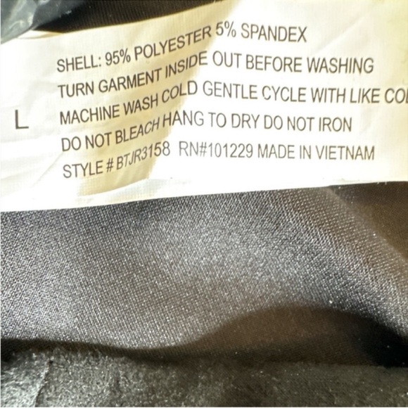 STOOSH Vegan Suede Black Leggings, Size L. - Picture 6 of 8